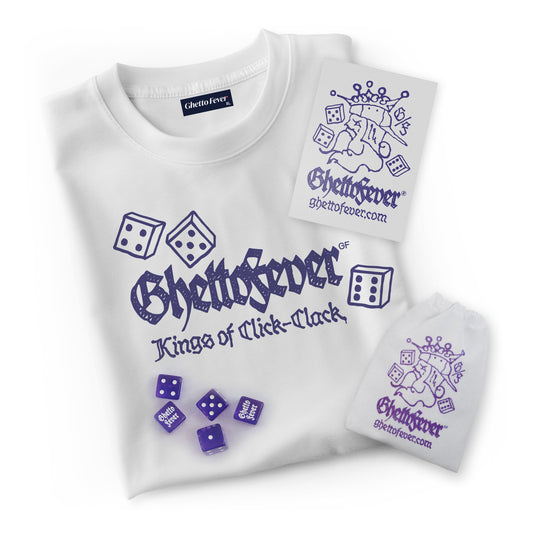 ghettofever shirt & dice set