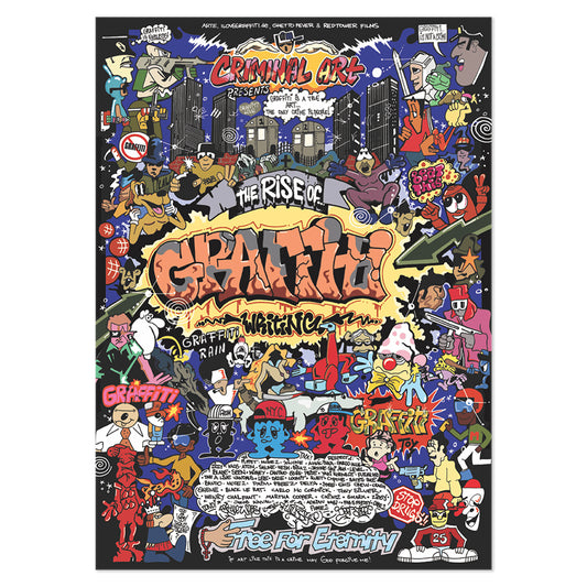 "THE RISE OF GRAFFITI WRITING" MOVIE PRINT